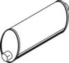 ERF 1224425 Middle-/End Silencer